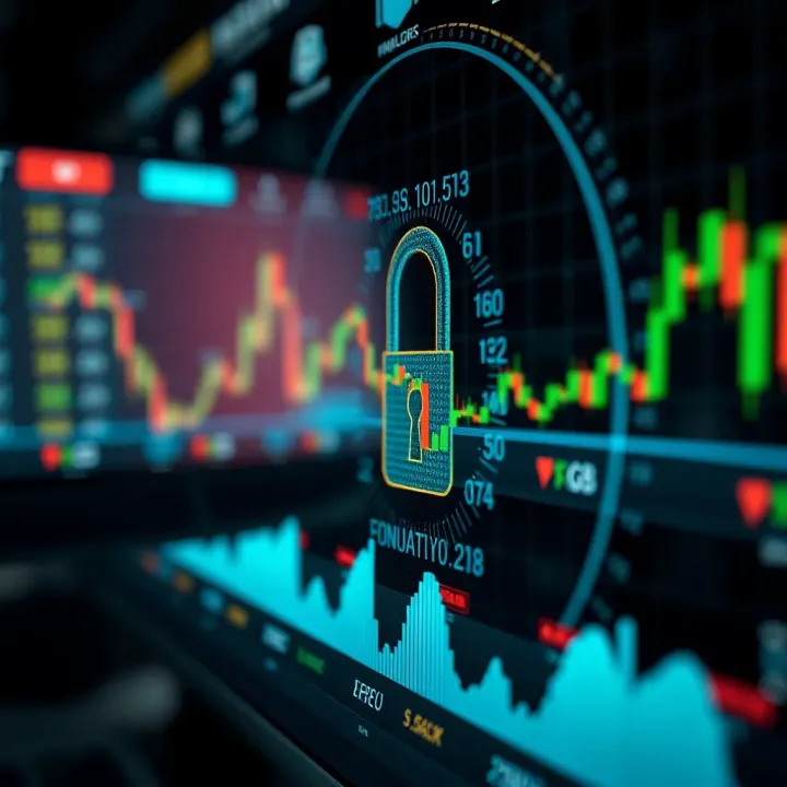 Financial Security in FXGlobe Trading Environment Secure digital lock symbolizing financial security and trust in online trading platform