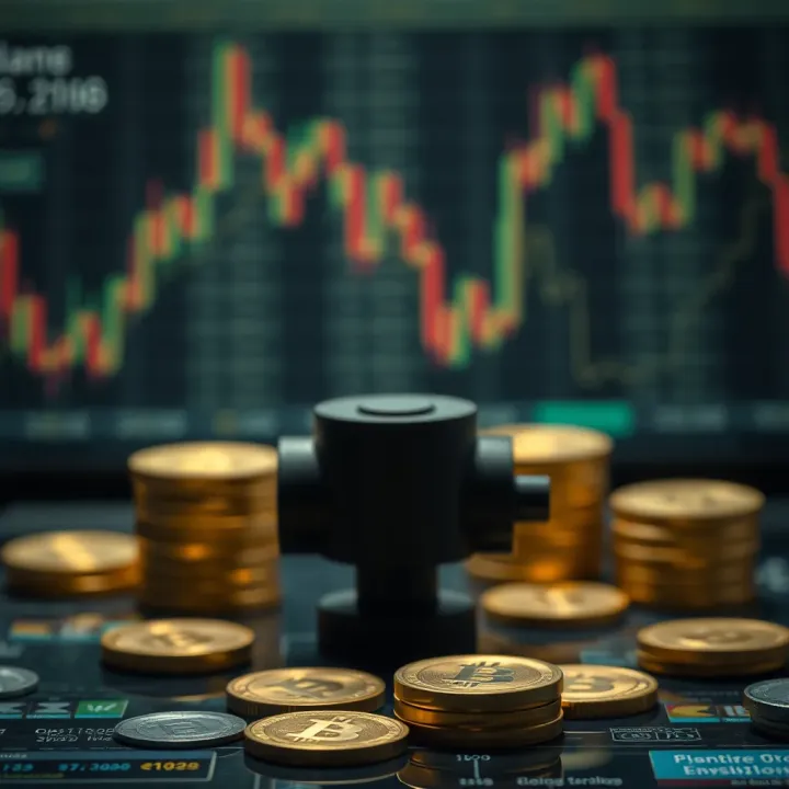 Visual representation of risk management strategies and regulatory considerations in binary options markets
