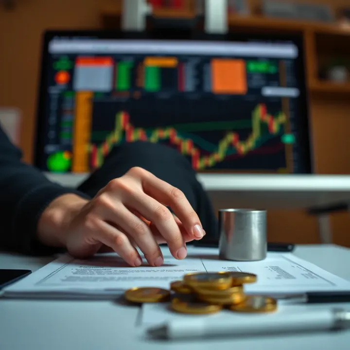 Illustration of risk management strategies in binary options investment