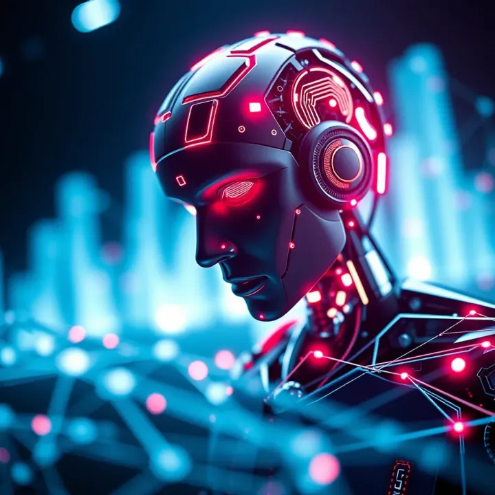 Benefits and Risks of Bitcode AI in Artificial Intelligence Era Conceptual illustration of benefits and potential risks associated with Bitcode AI