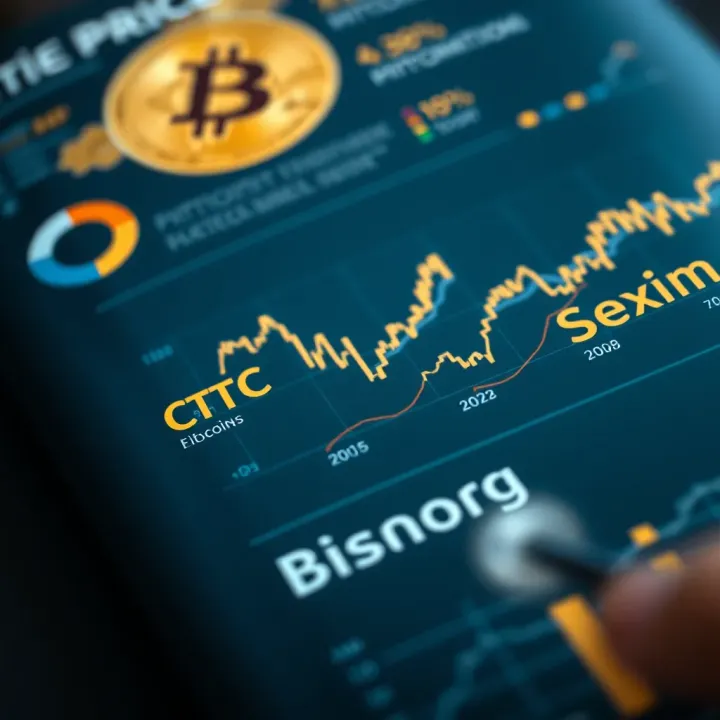 Chart illustrating predictive models and risk factors affecting Bitcoin investment decisions