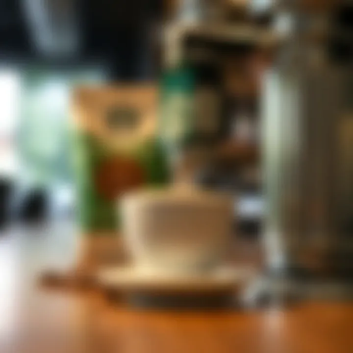 Graphic illustrating market strategies and competitive positioning of coffee brands in Brazil