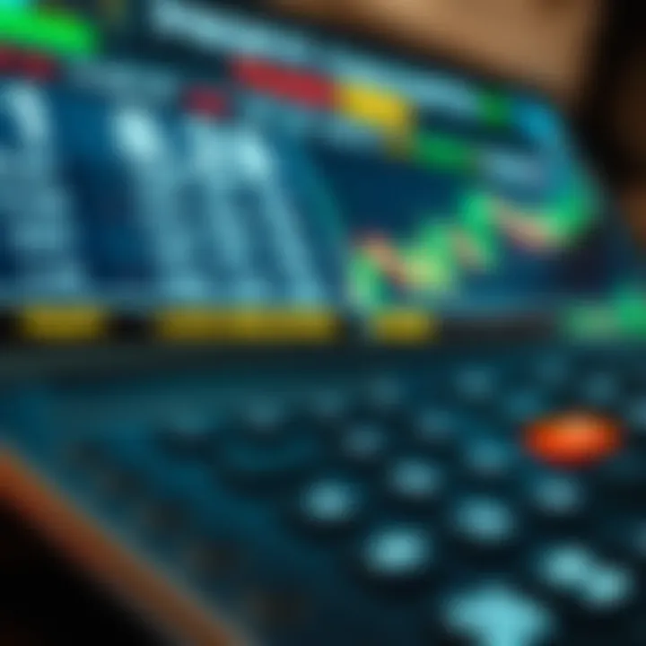 Interactive financial calculator displaying profit, loss, and margin calculations for CFD trading