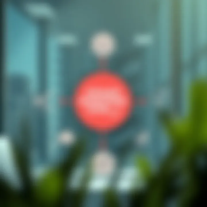 Diagram showing the affiliate marketing flow for Quotex platform