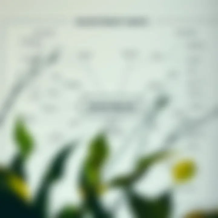 Mind map illustrating key investment concepts and categories in a clear layout