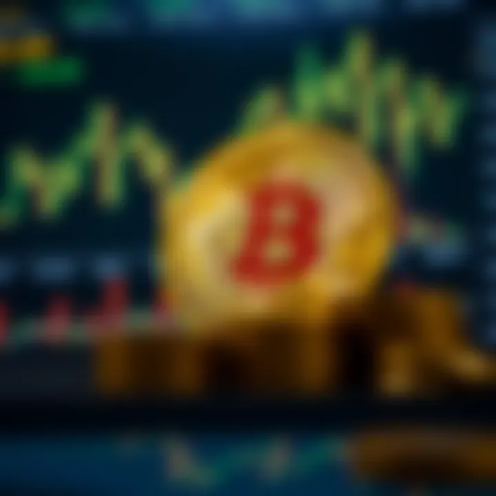 Chart displaying economic indicators and market trends impacting cryptocurrency valuation