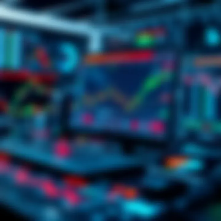 Conceptual illustration of financial data streams and trading tools integrated on a digital platform