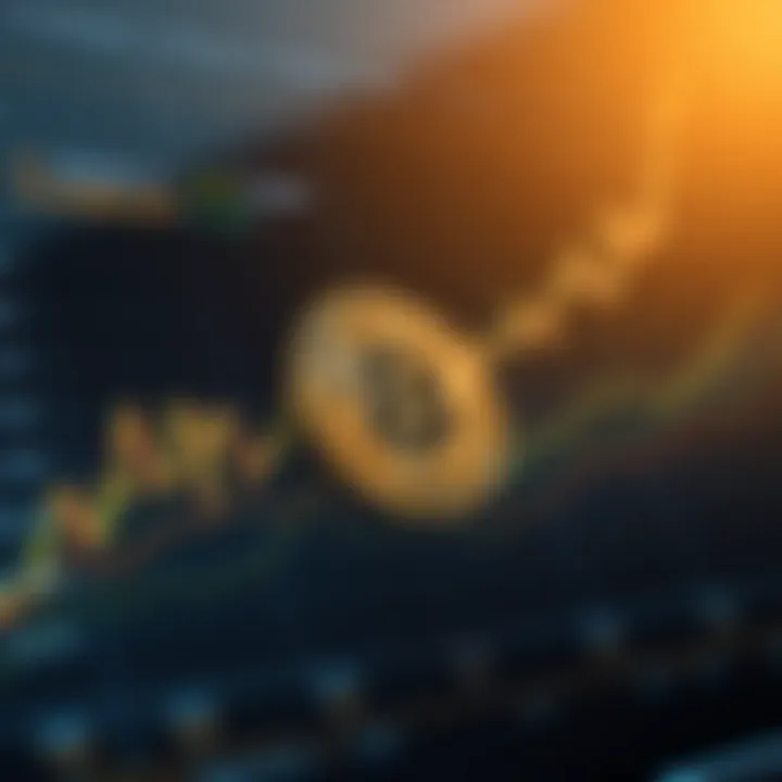 Graph showing Bitcoin price fluctuations over time with economic and regulatory indicators