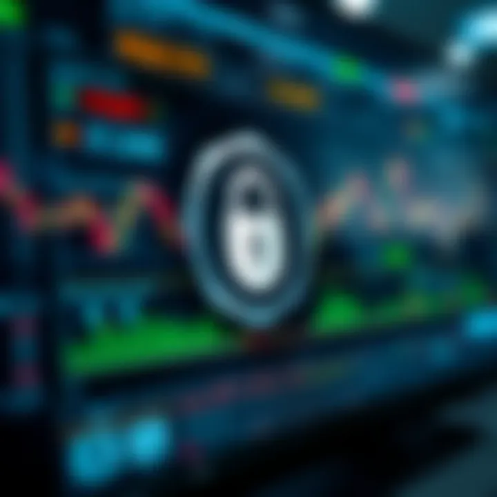 Essential Elements for Secure and Efficient Forex Trading Secure digital interface illustrating essential elements for safe and efficient forex trading