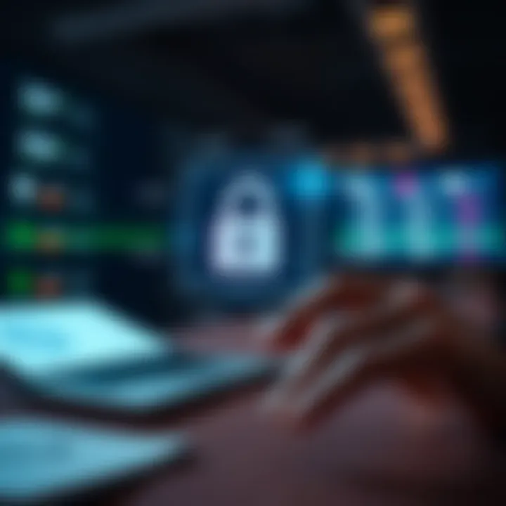 Security features in Quotex platform highlighting secure login and data protection