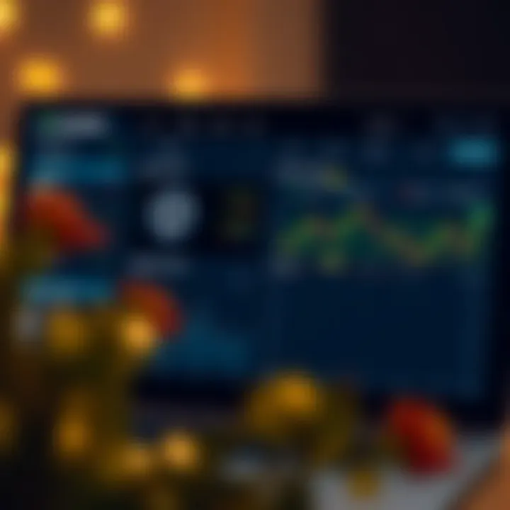 Dashboard view of Quotex showing trading options and security features