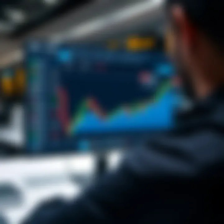 Overview of IQ Broker platform interface showcasing trading tools and asset options