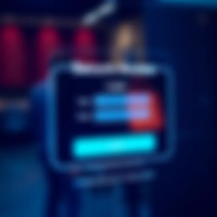 IQ Option login screen displaying secure access fields