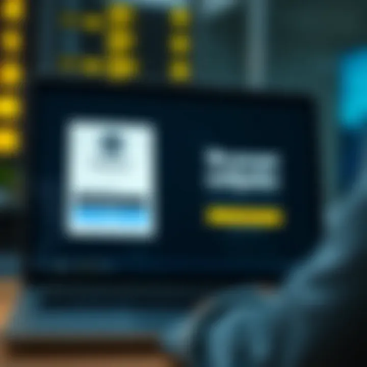 IQ Option Web Platform Login and Account Configuration IQ Option web platform showing login screen and account setup options