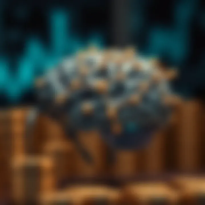 Brain with interconnected nodes symbolizing neurolinguistic programming concepts