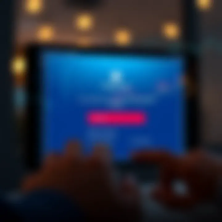 User interface showing the Pocket Login screen with secure access options