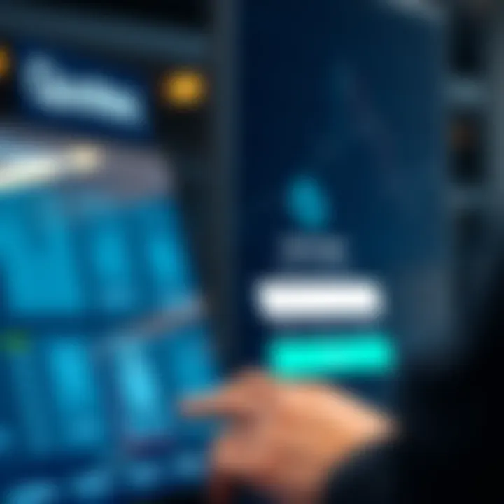 User entering login credentials on Quotex platform interface