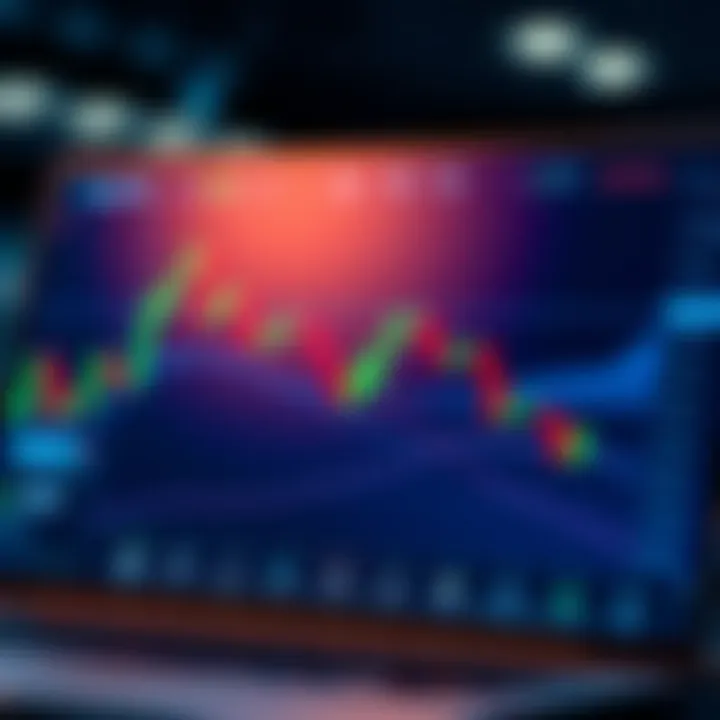 Overview of the Quotex Trading Platform Interface Illustration of an online trading platform interface showing financial charts and trading options