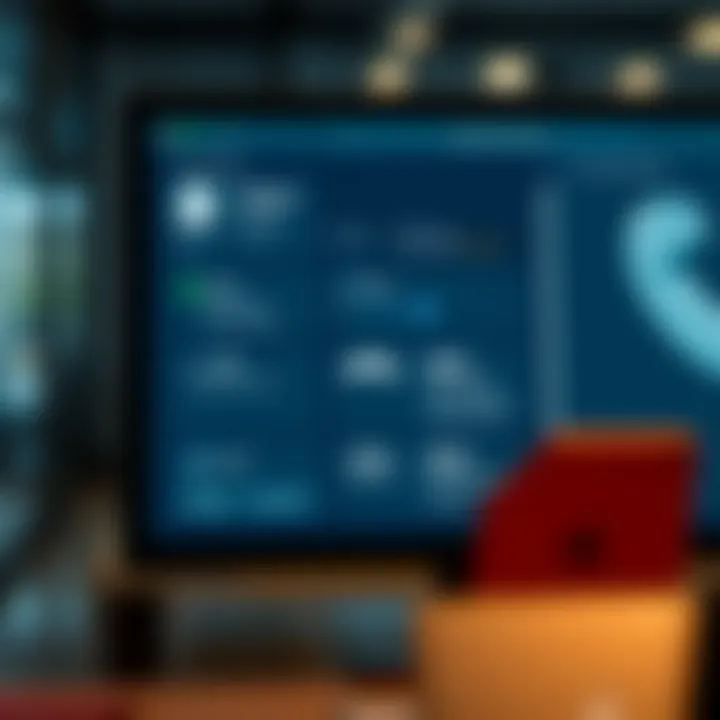 Customer service interface showing different communication options such as chat, email, and phone support