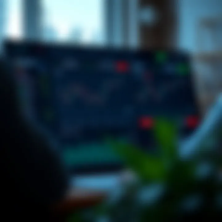 User interface of Quotex trading platform displaying various asset options and real-time charts