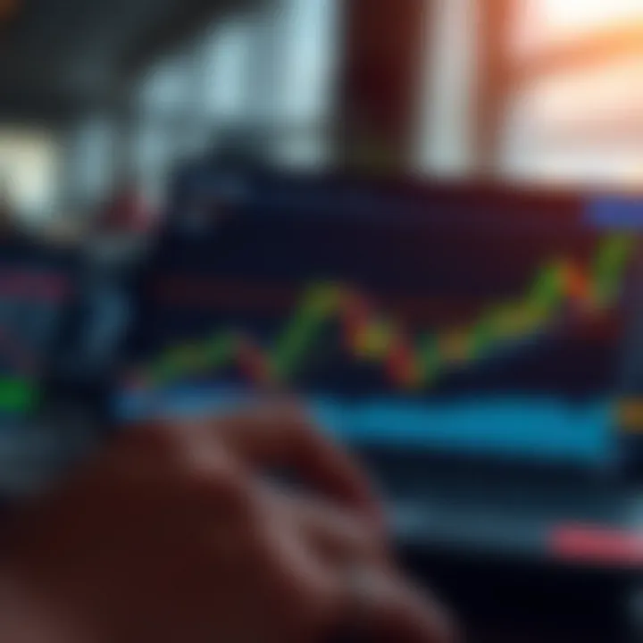 Graph showing trading strategies and types of operations available on Quotex platform