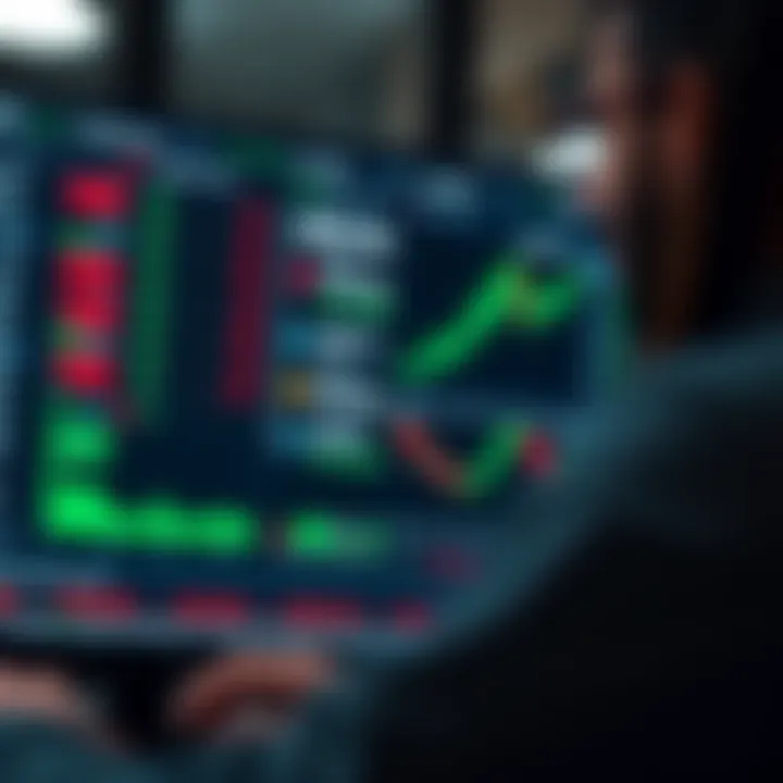 Digital interface showing secure online trading platform with regulatory compliance indicators