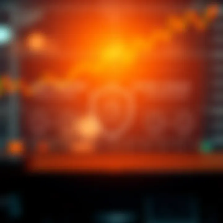 Security elements and investor profile icons representing safe trading choices