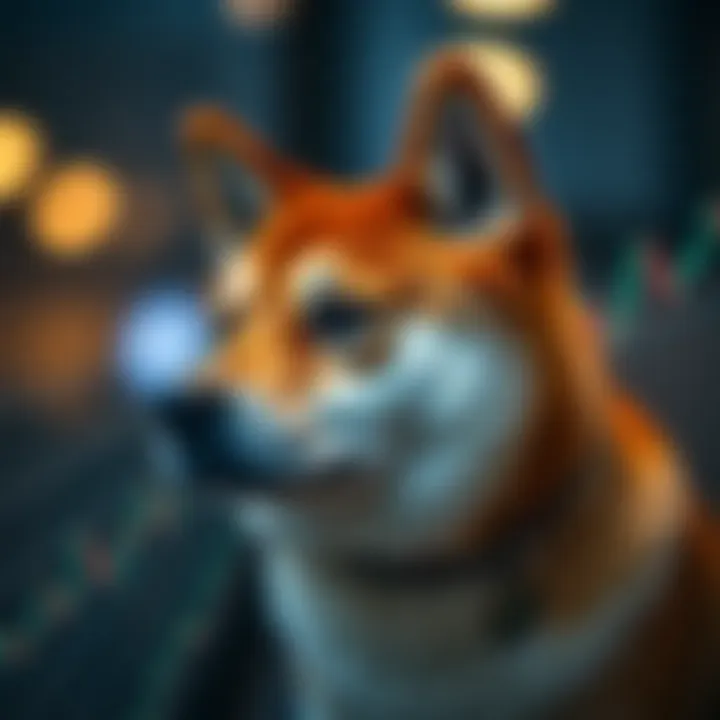 Graph illustrating Shiba Inu cryptocurrency market trends and projections