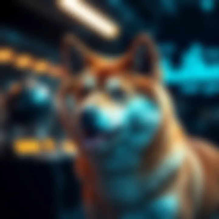 Conceptual representation of technological and regulatory factors influencing cryptocurrency growth