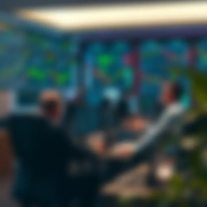 Collaborative environment for traders analyzing financial charts and discussing strategies