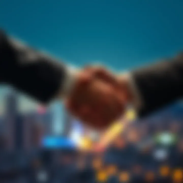 Secure handshake symbolizing trusted partnership between trader and regulated broker