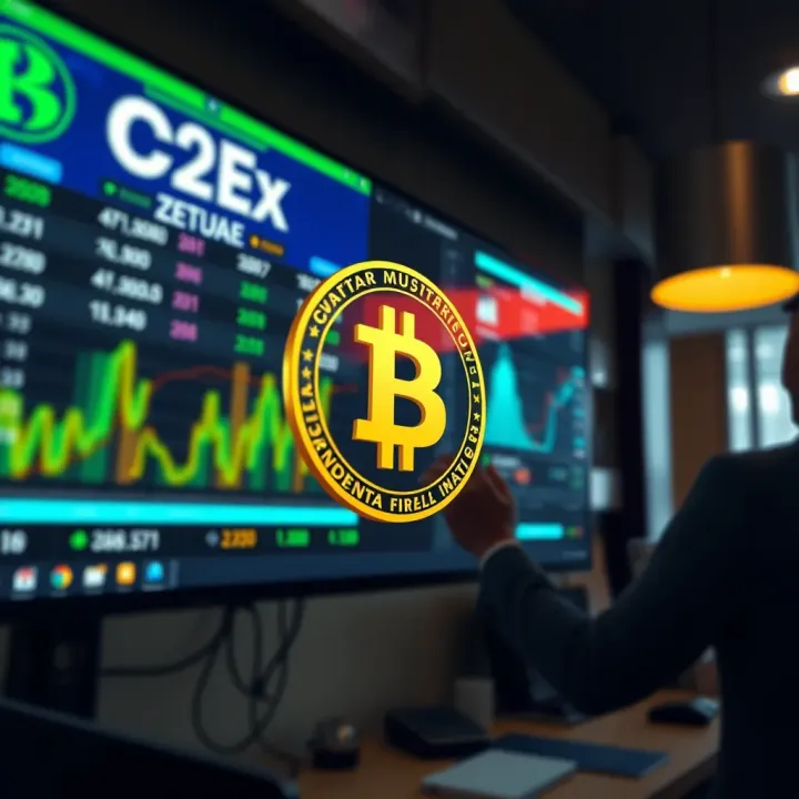 Cryptocurrency Exchange Security and Reliability Secure digital interface representing cryptocurrency exchange security