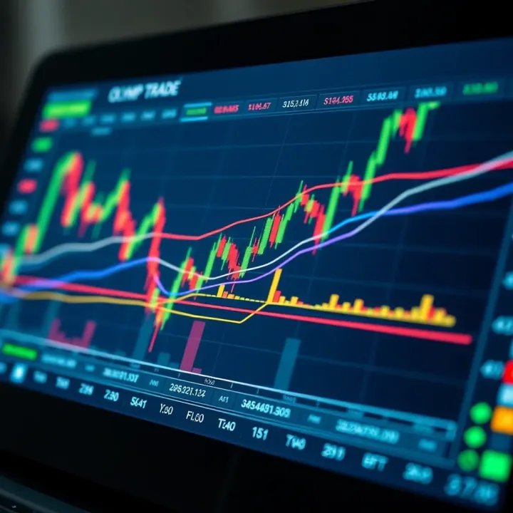 Graph displaying trading trends on Olymp Trade platform