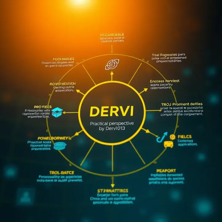 Diagram showing practical applications and future perspectives of Derivi in various fields