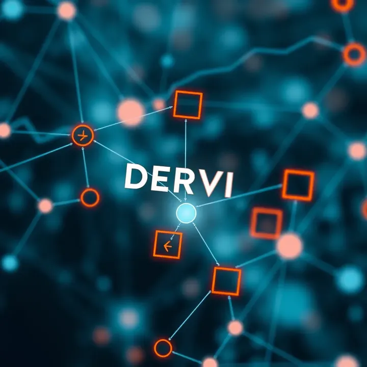 Derivi: Origins and Foundational Concepts Conceptual representation of Derivi with interconnected nodes illustrating its origins and definitions