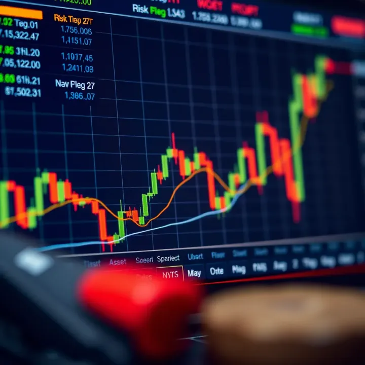 Graph illustrating risk management techniques and asset selection for successful trading on Pocket Option