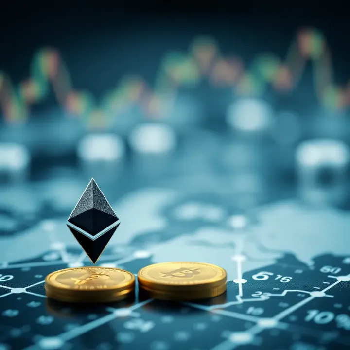 Illustration showing short-term outlook and risk assessment in Ethereum valuation