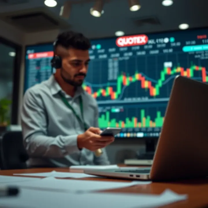 Illustration of strategies and tips for safe and efficient trading on Quotex