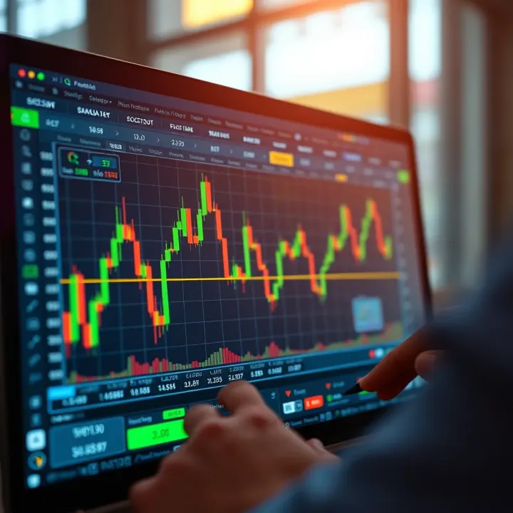 Choosing the Right Forex Broker and Account Type Comparison of forex broker features and account types on digital interface