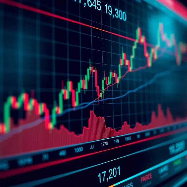 Forex trading chart showing liquidity and volatility patterns throughout the day