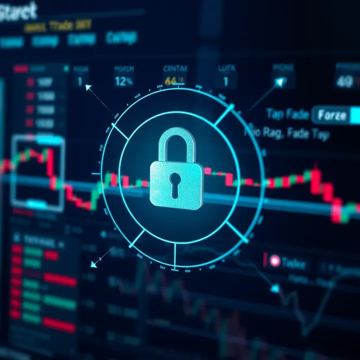 Secure digital interface symbolizing protection and customer support for Forex platforms