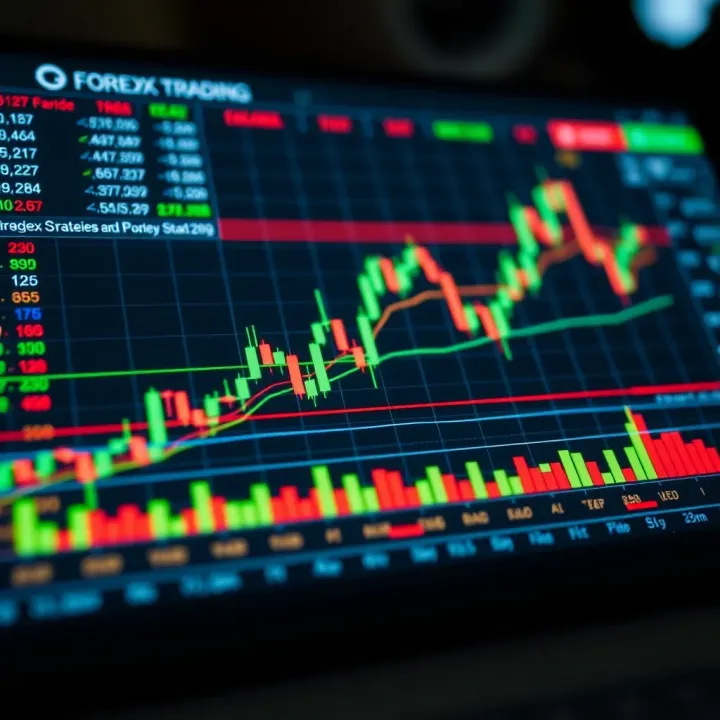 Forex Trading Strategies and Risk Management in Proprietary Trading Chart showing common forex trading strategies and risk management techniques in proprietary trading