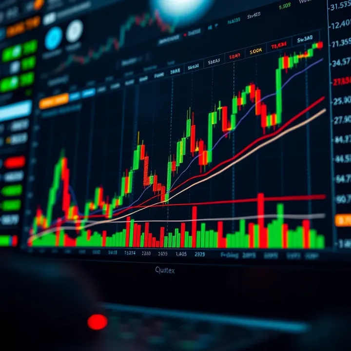 Graph showing the combination of different trading tools and signals to improve decision making