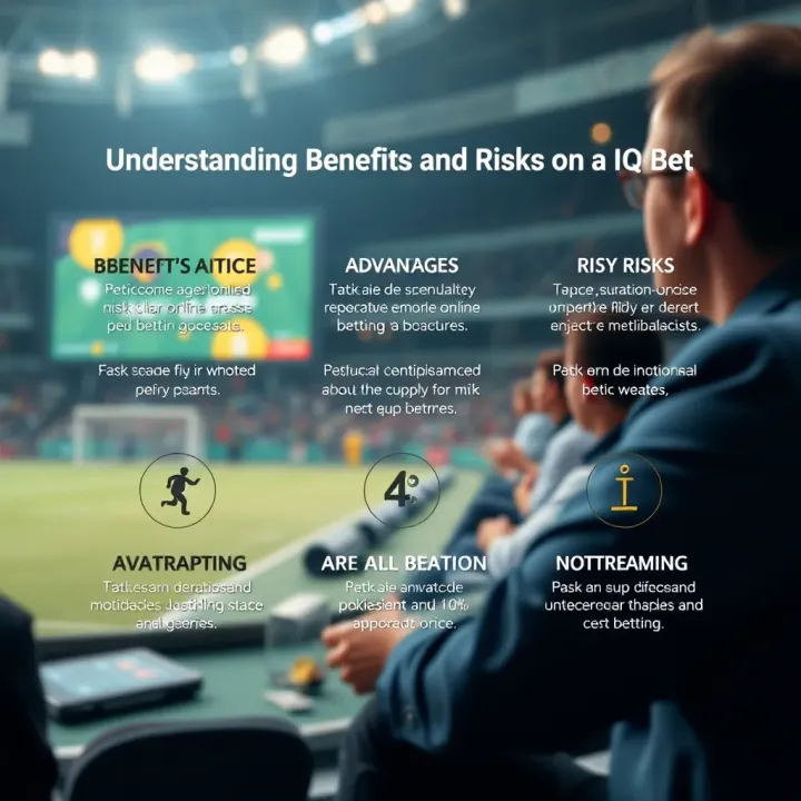 Understanding Benefits and Risks of Betting on IQ Bet Graphic illustrating advantages and risks associated with online betting on IQ Bet