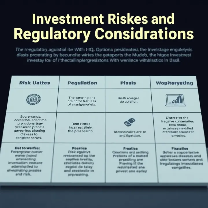 Investment Risks and Regulatory Considerations with IQ Option in Brazil Diagram illustrating the risks and regulatory aspects of investing through IQ Option in Brazil