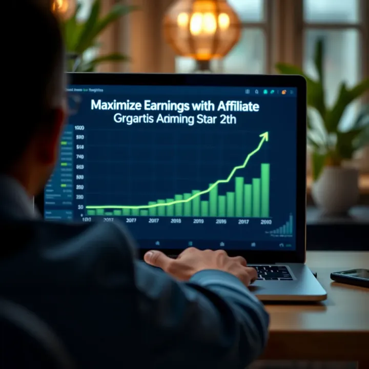 Illustration of online earnings growth through effective affiliate strategies