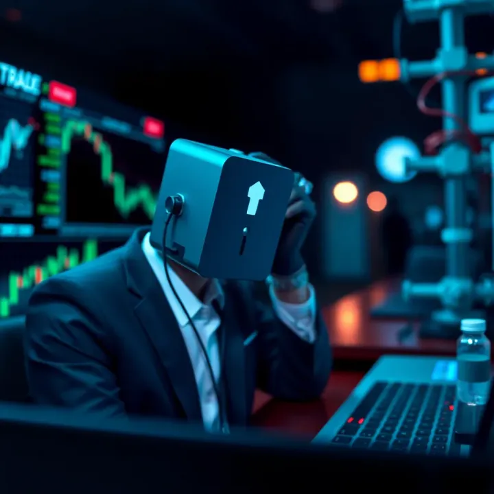Visual representation of secure financial operations and trustworthiness in online trading