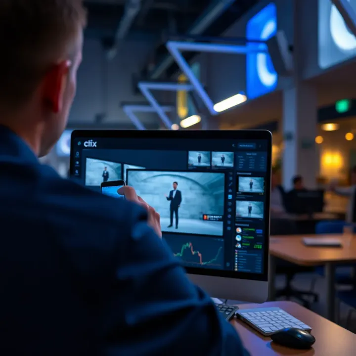 Live Video Streaming with Quortex Technology Visual representation of live video streaming enabled by Quortex technology with minimal latency