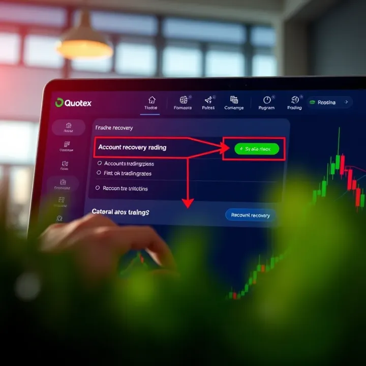 Recovering Access and Protecting Your Quotex Account Illustration of account recovery options on digital trading platform