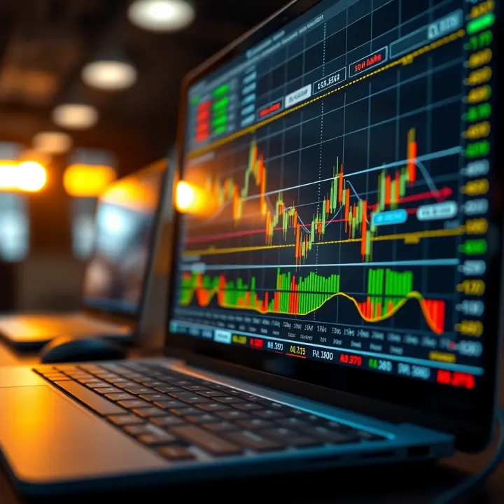 Graphical representation of automated trading strategies enhanced by Quotex API features
